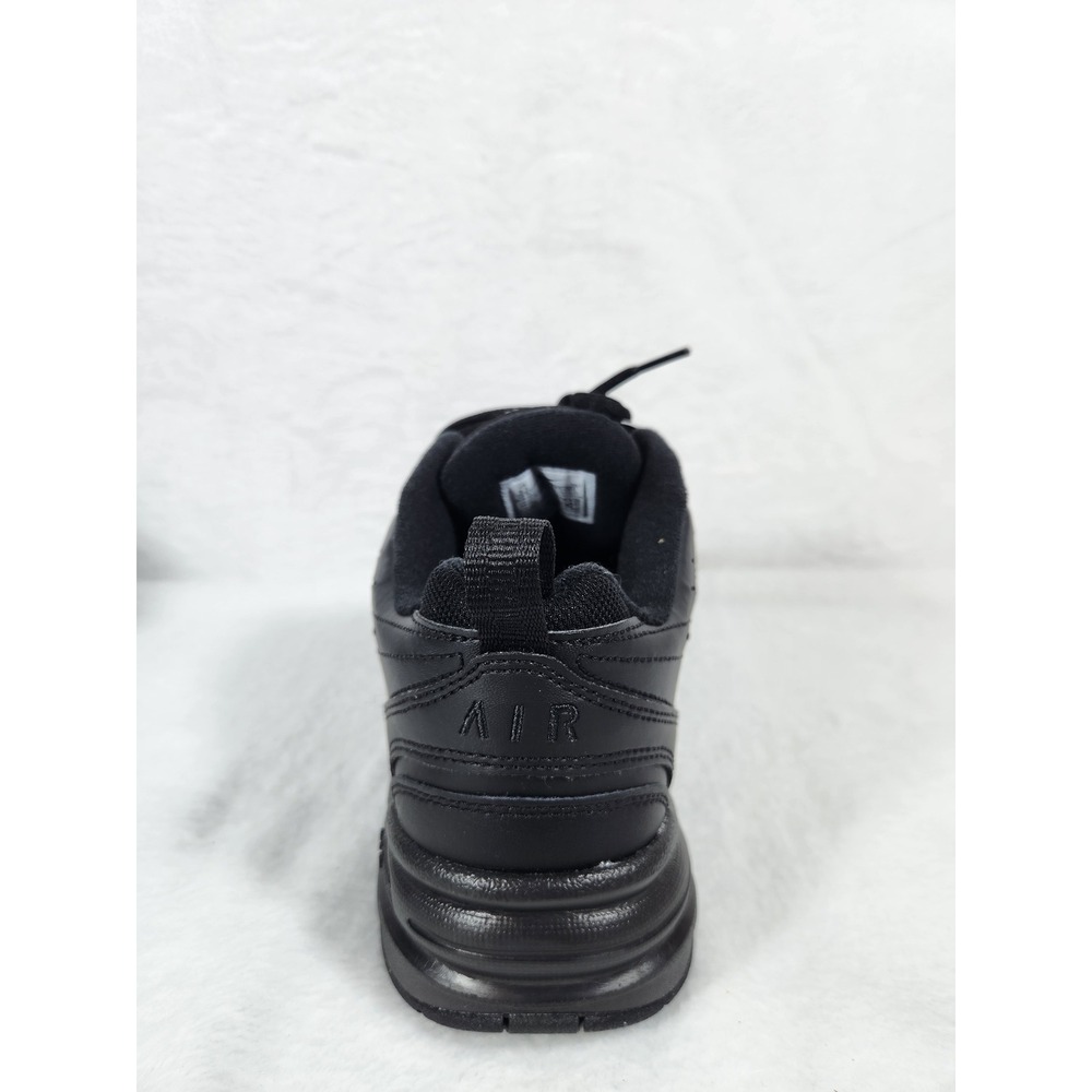Nike Air Monarch IV Mens Size 9.5 Black Leather Athletic Shoes 415445 001 - Picture 9 of 11